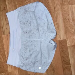 lululemon athletica Women's Light Gray Marble Athletic Shorts